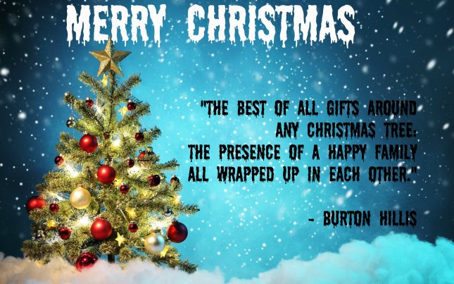 Christmas Thought Burton Hillis