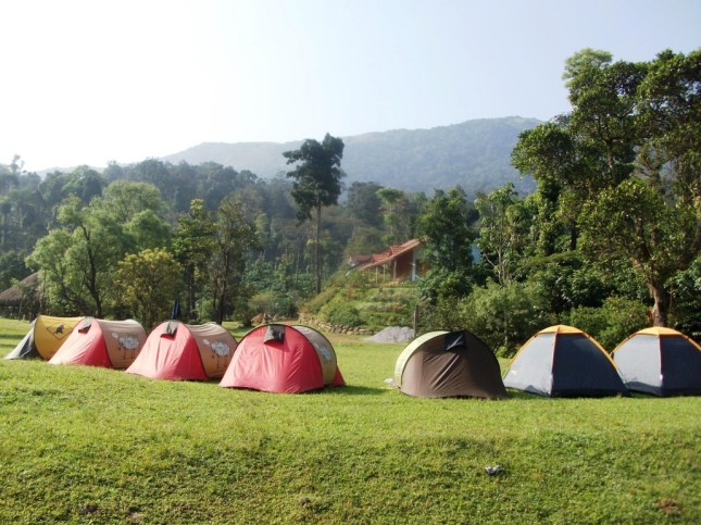 Camping at Srimangala Coorg
